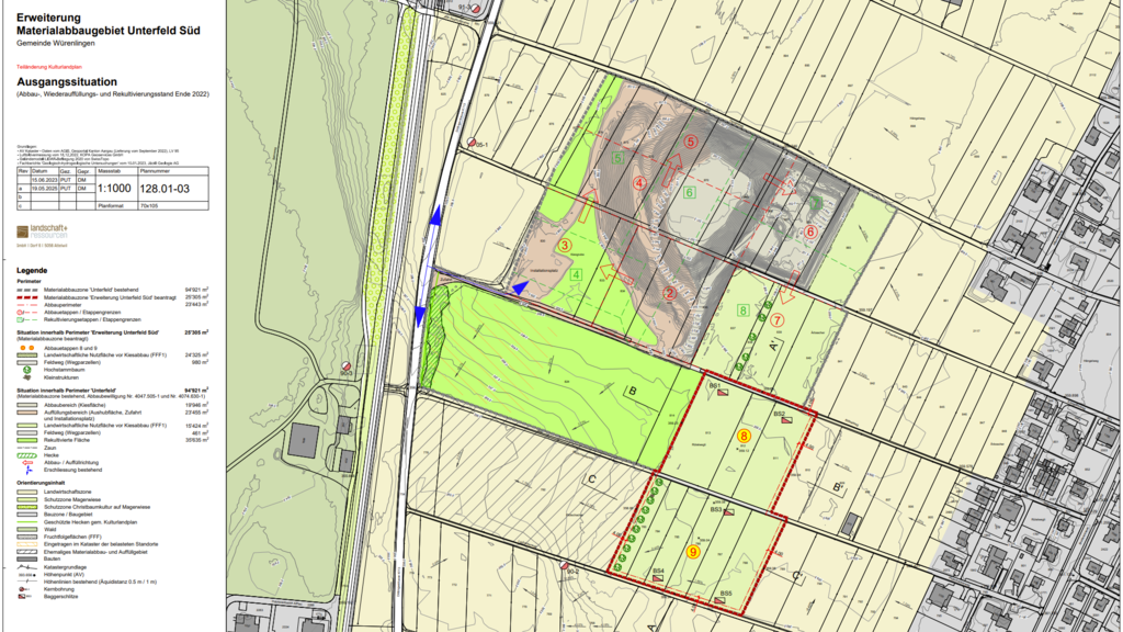 Kiesabbau Unterfeld S&uuml;d