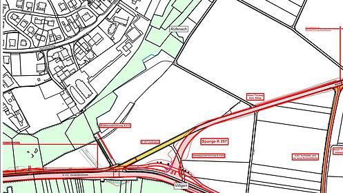Strassenprojekt-&Auml;nderung Villigerfeld