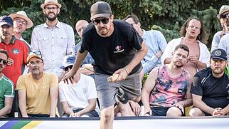 Kubb Europameister Marc Binder