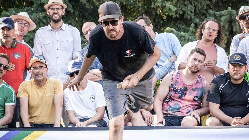 Kubb Europameister Marc Binder