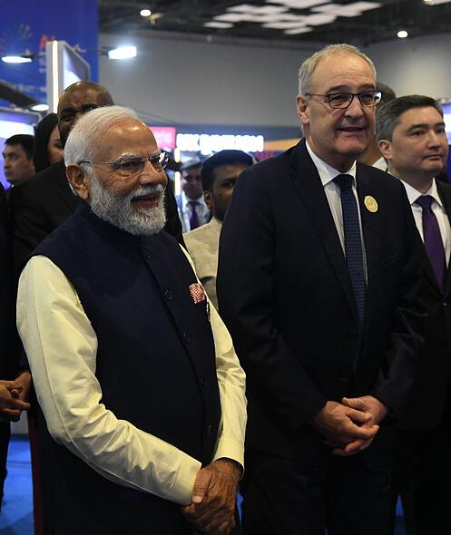 Indien Parmelin KI Genf