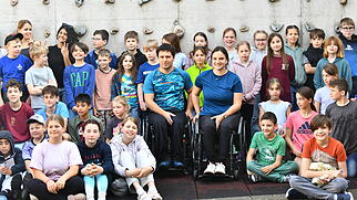 Rollstuhl-Badminton