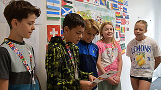 WM-Spiel an Primarschule