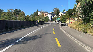 Ennetbaden Motorradunfall