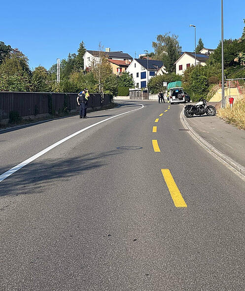 Ennetbaden Motorradunfall