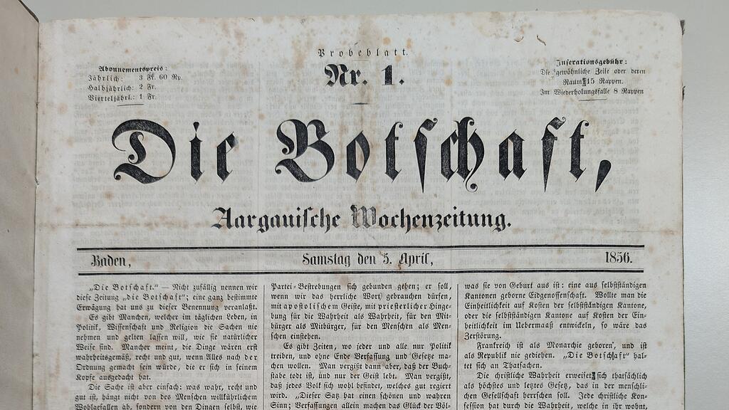 170 Jahre "Die Botschaft"