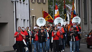 Empfang Sch&uuml;tzen