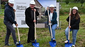 Spatenstich Pfründmatt Spatenstich Pfründmatt