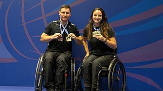 Para-Badminton EM Ehepaar Olgiati Para-Badminton EM Ehepaar Olgiati