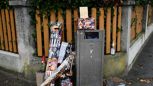 Silvesterfeuerwerk mit Nachgeschmack