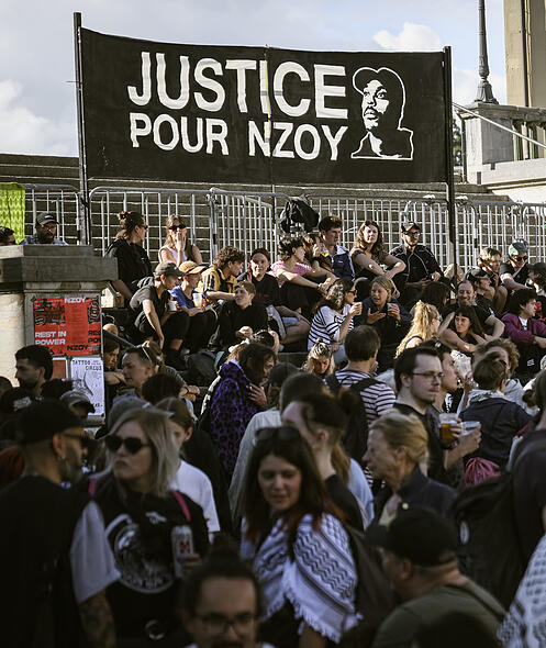Lausanne Demo Verunglückter