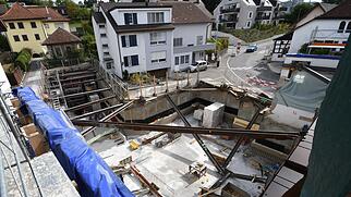Baustelle Zentrum Doppelt&uuml;r