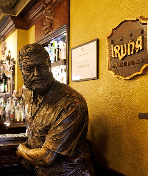 Hemingway's Corner in Pamplona