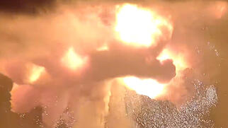 Florida Rakete Test Explosion