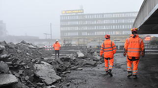 R&uuml;ckbau Migros-Parkhaus