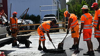 Baustelle Vorhard