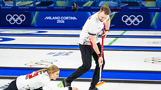 CURLING, MIXED DOUBLES, VORRUNDE, CHE USA, SCHWEIZ USA, OLYMPIA, OLYMPIA MILANO CORTINA 2026, OLYMPISCHE WINTERSPIELE, OLYMPISCHE SPIELE,
