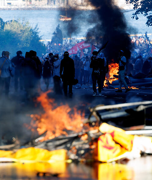 Genf Demo gegen G7-Gipfel