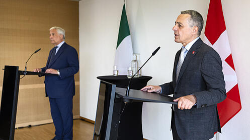 Schweiz Italien Gipfel Genf