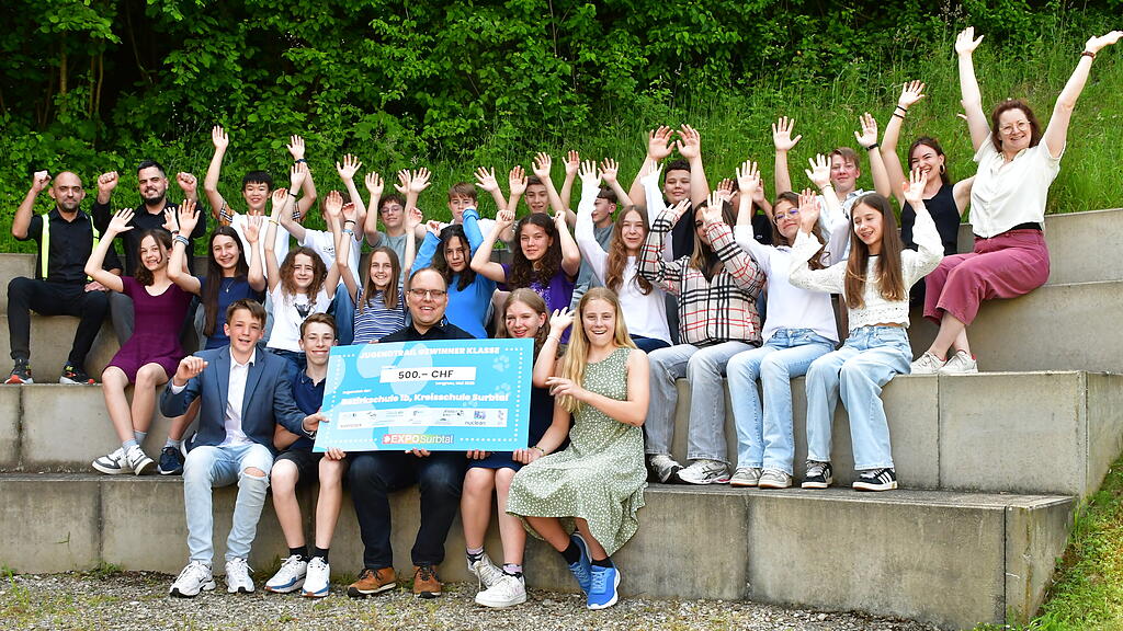 Preis&uuml;bergabe Jugendtrail Expo Surbtal 2026