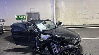 Effingen Unfall B&ouml;zbergtunnel