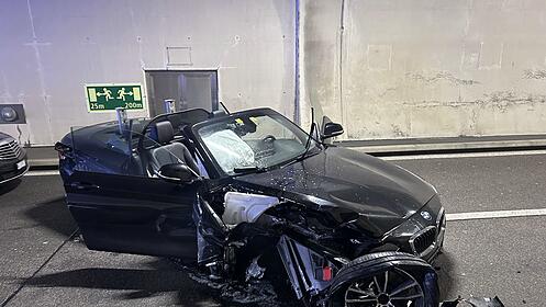 Effingen Unfall B&ouml;zbergtunnel