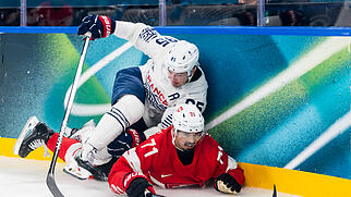 EISHOCKEY, MAENNER, CHE FRA, SCHWEIZ FRANKREICH, OLYMPIA, OLY, OLYMPISCHE WINTERSPIELE, OLYMPISCHE SPIELE, MILANO CORTINA 2026,