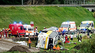 Susch Reisecar verunfallt 5 Tote