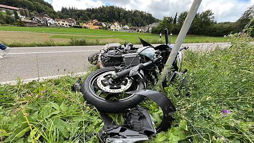 Mägenwil Unfall Motorad