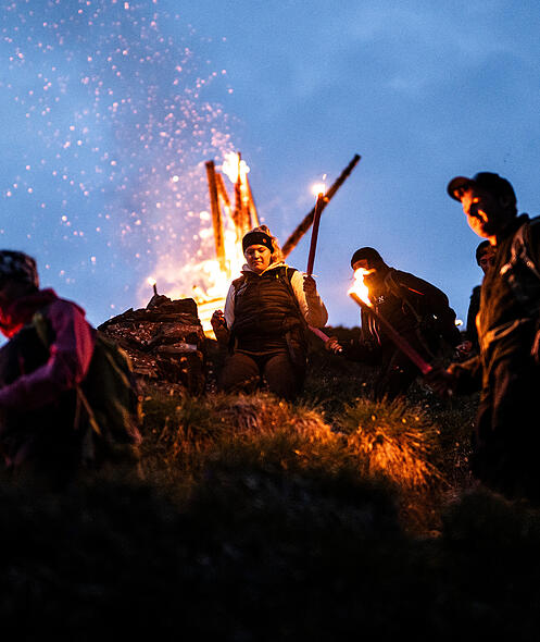 Graub&uuml;nden 1. August H&ouml;henfeuer