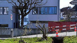 Defekte Fernw&auml;rmeleitung