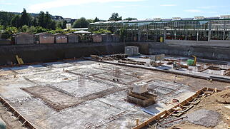 Baustelle Gartencenter Lengnau